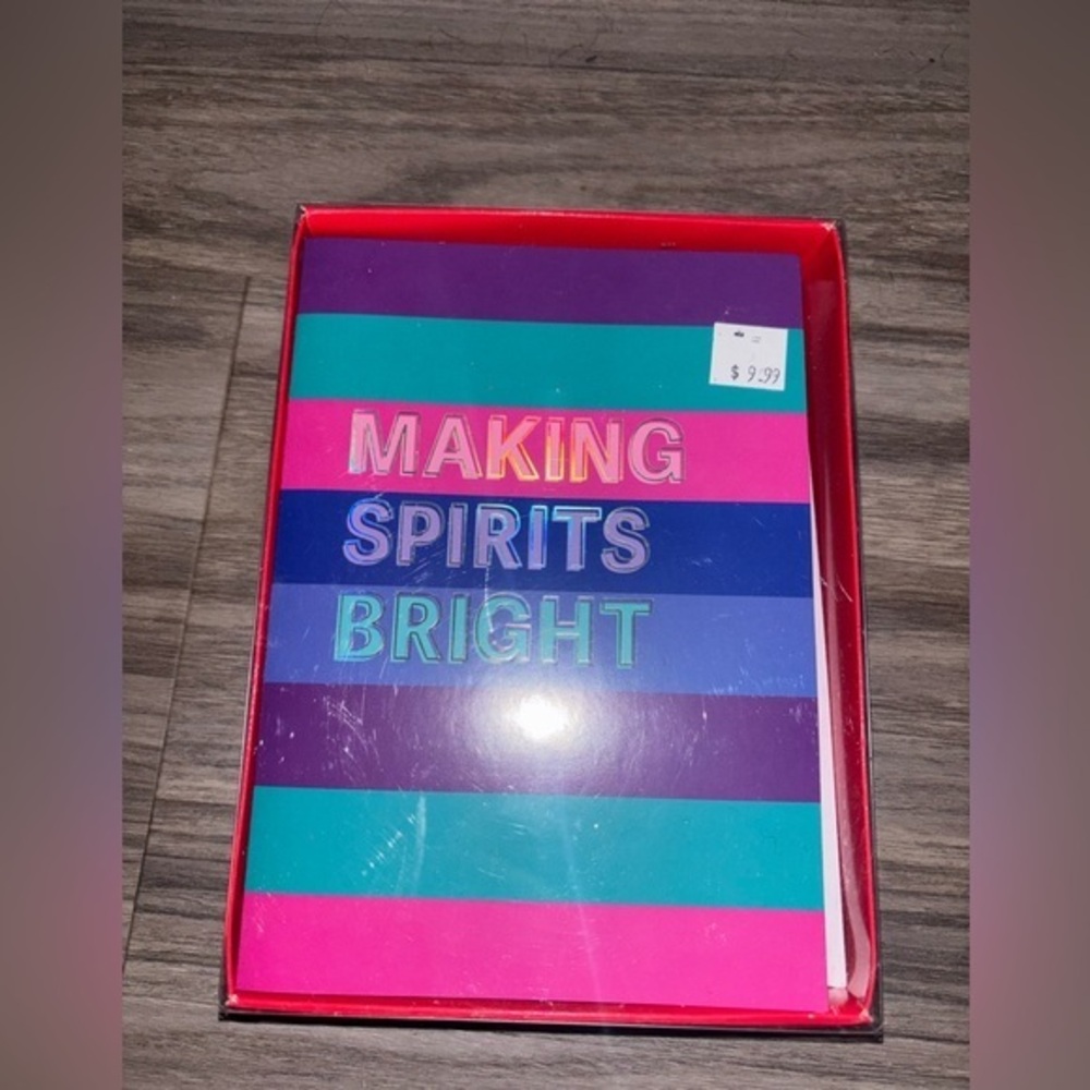 Recollections Multicolor 'Making Spirits Bright' Cards